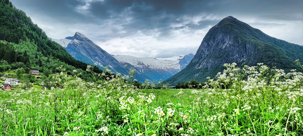 Norway, Fjorland, Glacier Museum, Fjorlandsfjorden