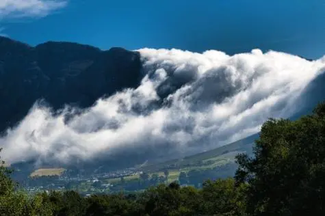 South Africa, Franschhoek, Mountains
