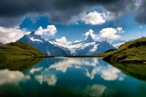 Switzerland, Grindelwald, Lake Bachalpsee