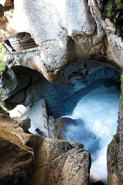 Switzerland, Lauterbrunnen, Trummelbach Falls