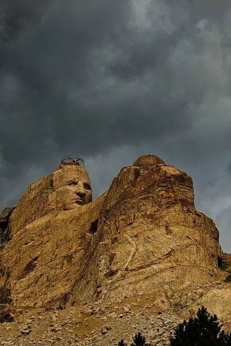 USA, South Dakota, Crazy Horse Statue
