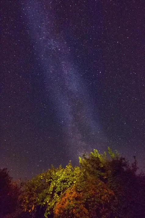 Wales, Bosherston, Night sky