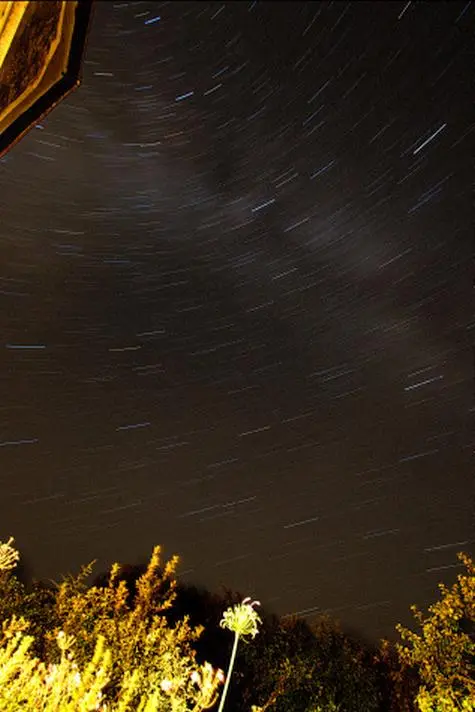 Wales, Bosherston, Night sky