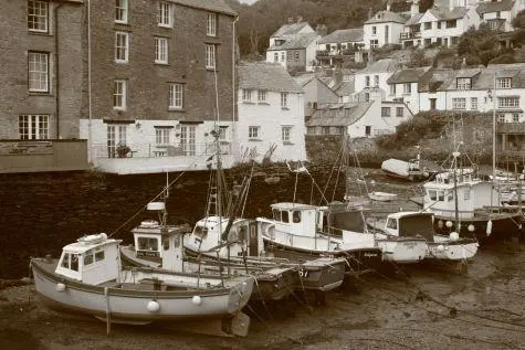 Cornwall, Polperro, Harbour