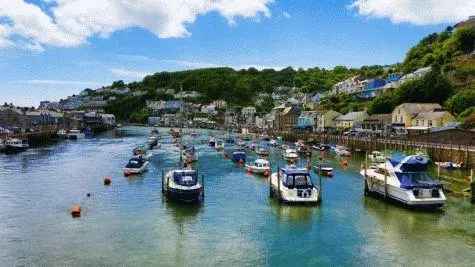Cornwall, Looe, East Looe River