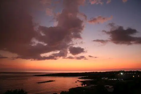 Cyprus, Paphos, Sunset, Coral Bay