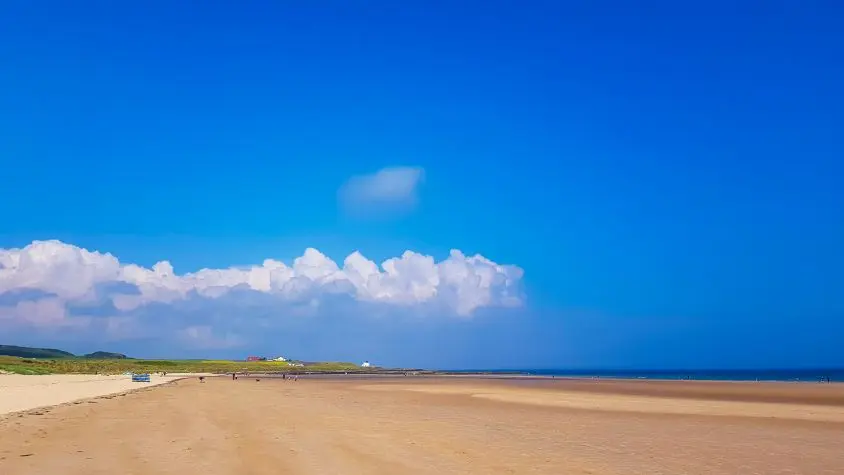 Northumbria, Bamburgh, Beach