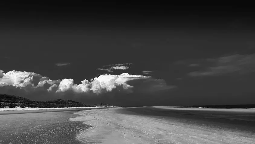 Northumbria, Bamburgh, Beach